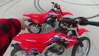 Honda CRF110F против CRF125F Big Wheel