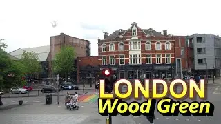 W3 bus route - London double decker bus ride, from Wood Green to Park Road. via Alexandra Palace