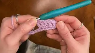 Crochet silent tutorial double crochet stitch / tutoriel bride