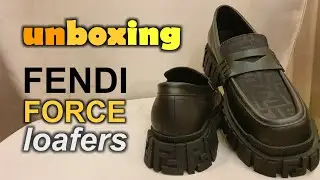 FENDI FORCE chunky loafers UNBOXED and REVIEWED - bringing a new height to my stance in luxury shoes