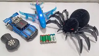 Rc smoke spray car, Smoke spray spider 🕷️ unboxing,Rc airplane unboxing and testing