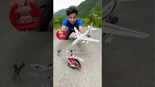 2 ta Toys Rc Plane Helicaptor and Aeroplane 🚀