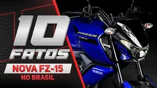 NOVA FZ15 2023 NO BRASIL (10 FATOS FAZER 150 2023) PRE&Ccedil;O FZ15 E TODOS OS DETALHES