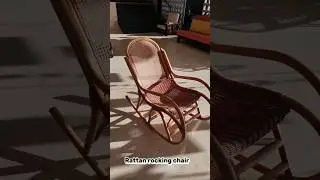 Rattan Rocking Chair | Relax in Style | Perfect for Balcony, Living Room, or Patio