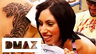Woman Flaunts Her Fierce Personality With Huge Tiger Tattoo | Miami Ink