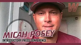 FSU Baseball | Micah Posey Introductory Press Conference | New Pitching Coach | Warchant TV #FSU