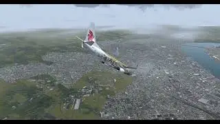 B737-800 Spins Through the Pyongyang Sky then Nails the Manual Landing | FGFS 2024