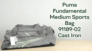 Розпаковка Puma Fundamental Medium Sports Bag 91189-02 Cast Iron