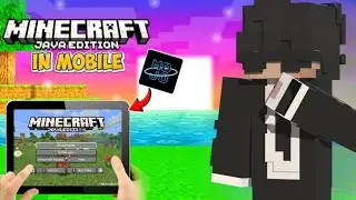 I Play Minecraft Java Edition But On Mobile ! 🔥😰
