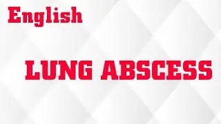 LUNG ABSCESS IN ENGLISH/ETIOLOGY/PATHOGENESIS/INVESTIGATION/SIGNS AND SYMPTOMS / TREATMENT