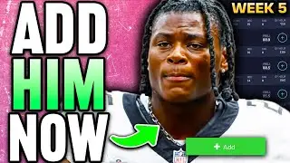 Blow it All on the Week 5 Waiver Wire