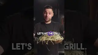 cooking steak in burning hay #tender #meat #steak