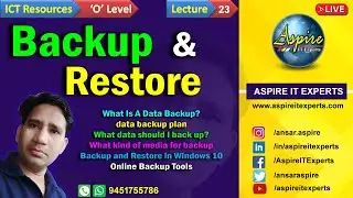 Data Backup | Backup in Windows 10 | Creating Windows Image | Online Backup