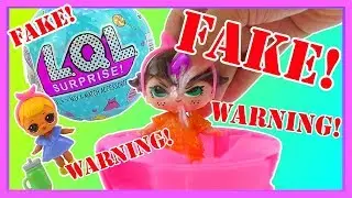 L.Q.L Dolls FAKE VS REAL Life L.O.L Dolls