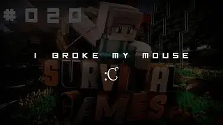 (ALPHA MCSG) I BROKE MY MOUSE?? - Minecraft Survival Games #20 (w/ fews)