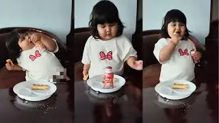 Model Toddler Mukbang Terumit | Makanan Tradisional Indonesia | Traditional Indonesian Food