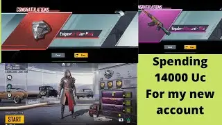 Spending 14,000 UC I Custom crates I for my new account I Must watch I PUBG MOBILE