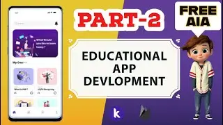 How to Create Educational App in Kodular || Dynamic Pdf book app|| AIA file Part-2