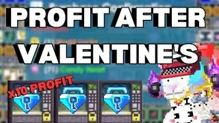 Growtopia | HOW TO PROFIT AFTER VALENTINE'S ( x10 PROFIT )