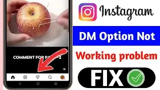 Instagram DM Button Not Working Problem|| Instagram app not working | How To Fix Today Problem