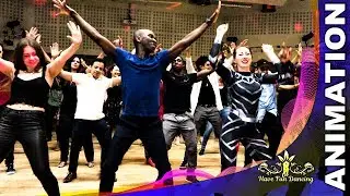 Animation Group dance in London, Arrebátate - Los 4