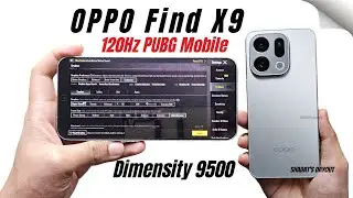 Тест производительности OPPO Find X9 в PUBG Mobile | Dimensity 9500