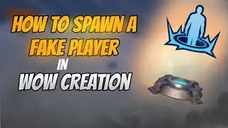 Fake Player Spawn Device Use I How To use I How to Spawn Bot in My Wow Map