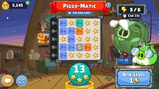 Angry Birds Friends. Piggi-Matic 13 (10.01.2026). 3 stars. Passage from Sergey Fetisov
