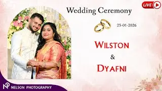 WILSTON - DYAFNI ,  Wedding Ceremony Watch LIVE by #NelsonPhotographyMangalore