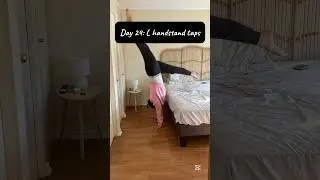 30-day Bed to Balanced Challenge #24 #calisthenics #handstandworkout #strength #bedtime #balance