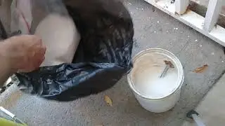 preparando resina poliéster con cabosil