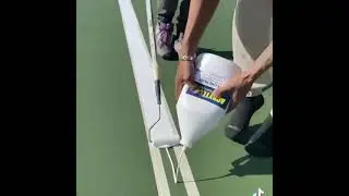 Tennis line marking 😯