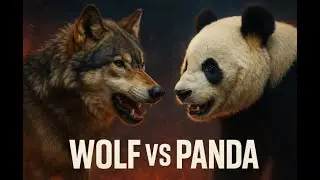 Wolf vs Panda: The Most Unexpected Wild Showdown Ever!