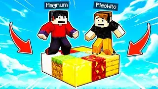TODO MINECRAFT EN 9 BLOQUES!?😱😥 @Plech