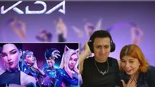 First Time Reacting to K/DA POP/STARS, MORE - Converting my Wife To a K/DA SIMP🥵🔥