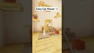 Cozy Cat House in Minecraft #shorts