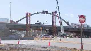 ALDOT Installing New I-20/59 Overpass Bridge Arch This Week