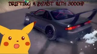 DRIFTING a Nissan Silvia s14 in HASHIRIYA DRIFTER with CONTROLLER and HANDCAM (giveaway)