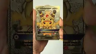 Gold Pokemon Cards Pikachu Cosplay #pokemoncards