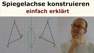 Spiegelachse konstruieren