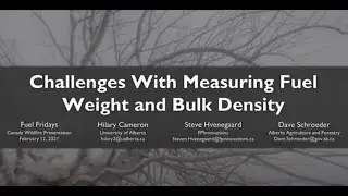 Challenges with Measuring Fuel Weight and Bulk Density