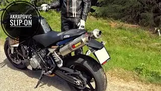 KTM Super Duke 990 | Akrapovic exhaust start up