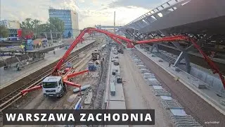 Warszawa / Warsaw Modernizacja Dworca Warszawa Zachodnia / Warsaw West Railway Station - 27.07.2023