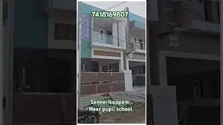 #kumunachavadi #sennerkupam near #saveetha & #pupil school 825 sq built 1940 sq 3 bhk 1.15 crore
