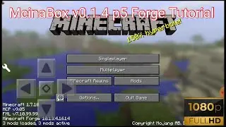 McinaBox v0.1.4 p5 Forge Tutorial