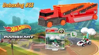Unboxing #33: Mega Hauler y Luigi (P-Wing Con Cloud Glider de Mario Kart) de Hot Wheels