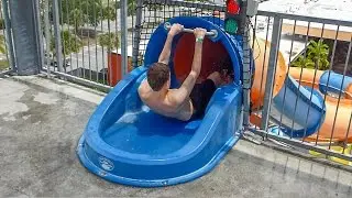 CoCo Key Water Resort - Over The Falls | Speed Slide Onride POV