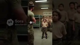 Arrogant kids vs drill sergeant!  #shorts #youtubeshorts #viral