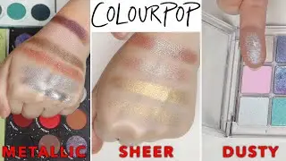 Colourpop Shimmer Formulas Compared | A good variety? or cheap?
