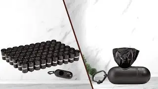 Amazon Basics Dog Poop Bags | Leak-Proof & Convenient | #amazon #petcareessentials #pets